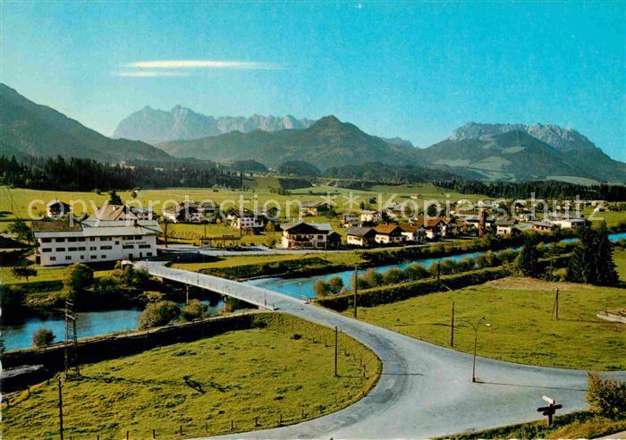 Koessen Tirol mit Wilden und Zahmen Kaiser