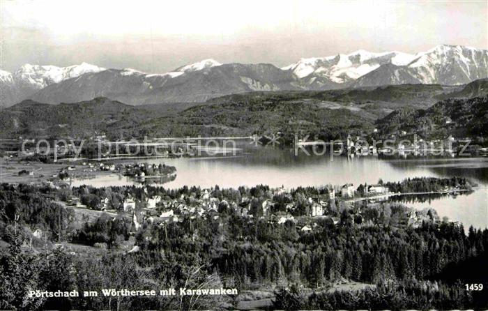 Poertschach Woerthersee mit Karawanken