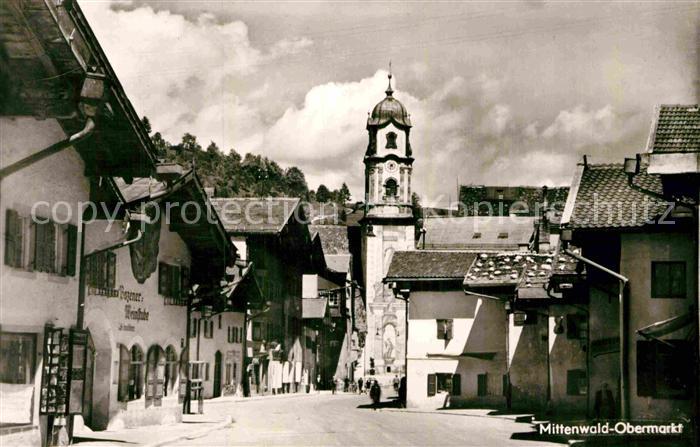 Mittenwald Bayern Obermarkt Kirche
