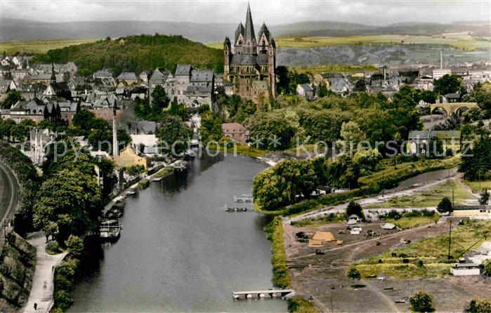 Limburg Lahn Blick von der Autobahnbruecke