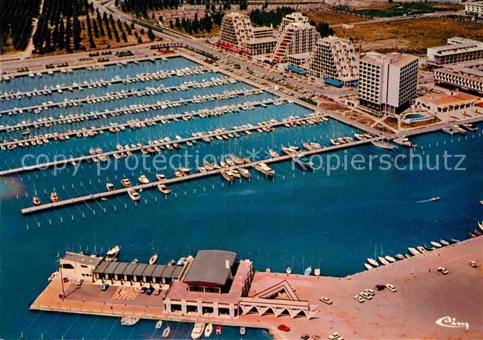 La Grande-Motte Hafen Fliegeraufnahme