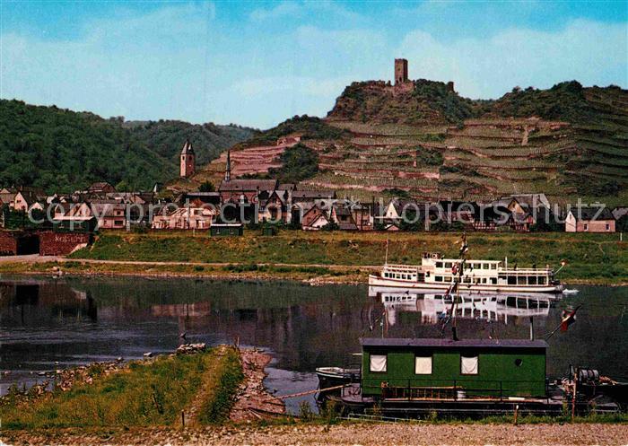 Kobern-Gondorf mit Niederburg Moselpartie
