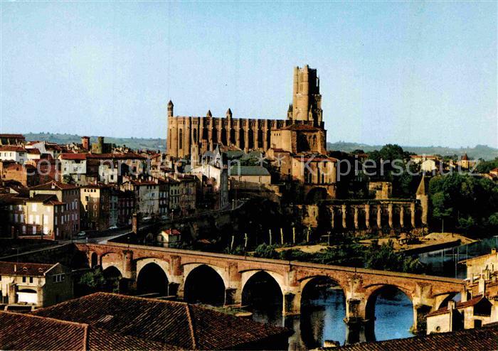 Albi Tarn Palais archiepiscopal de la Berbie et Basilique Ste Cecile