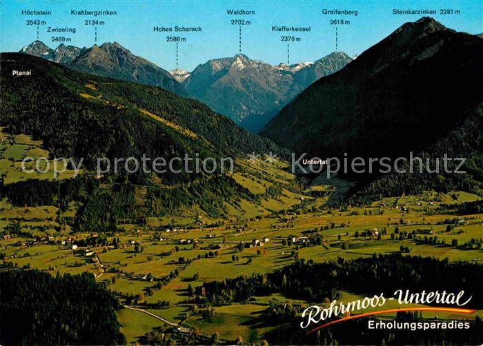 Rohrmoos-Untertal Fliegeraufnahme