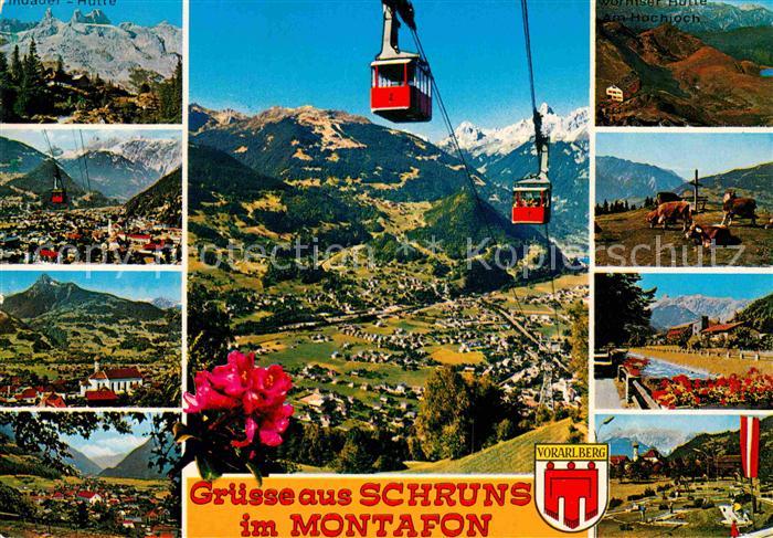 Schruns Vorarlberg Teilansichten Seilbahn