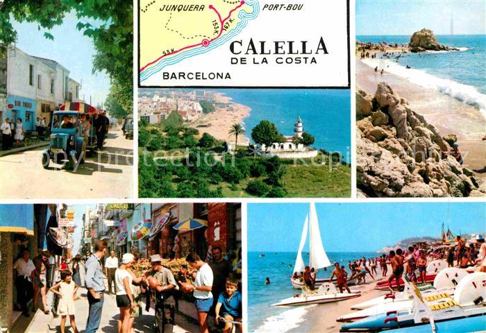 Calella de Mar Teilansichten Strand