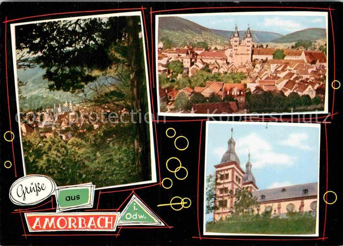 Amorbach Miltenberg Ortsansichten Kirche