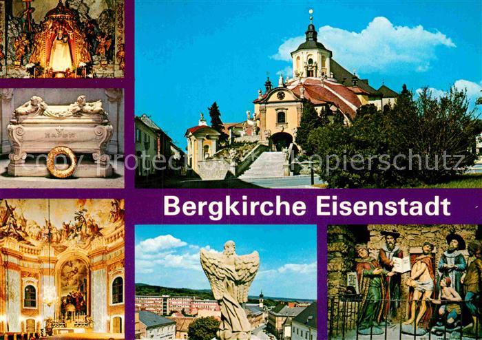 Eisenstadt Bergkirche Gnadenstatue Haydn Sarkophag Hochaltar Kalvarienberg Kreuz