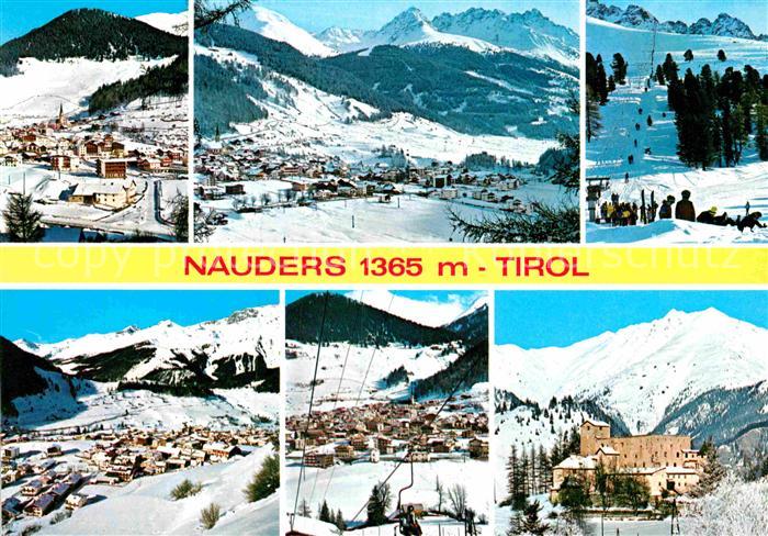 Nauders Tirol Panorama Teilansichten