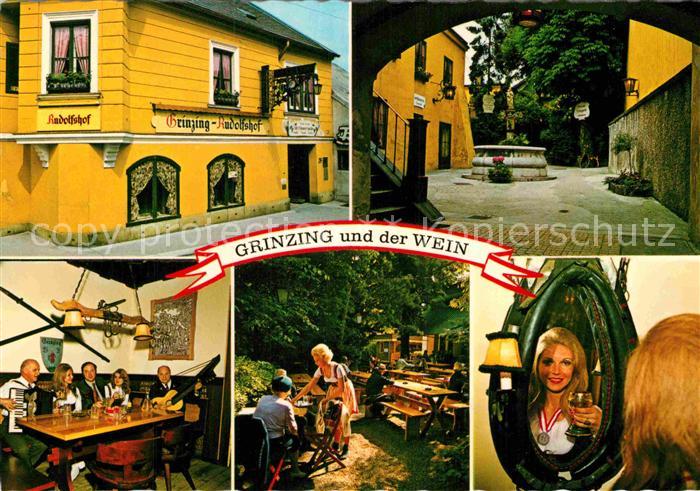 Grinzing Wien Rudolfshof Gaststube Gartenwirtschaft