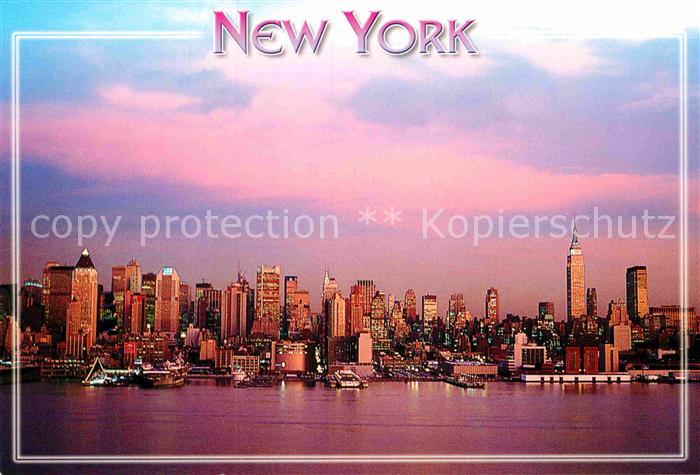 New York City The Manhattan Skyline as seen from the Jersey side