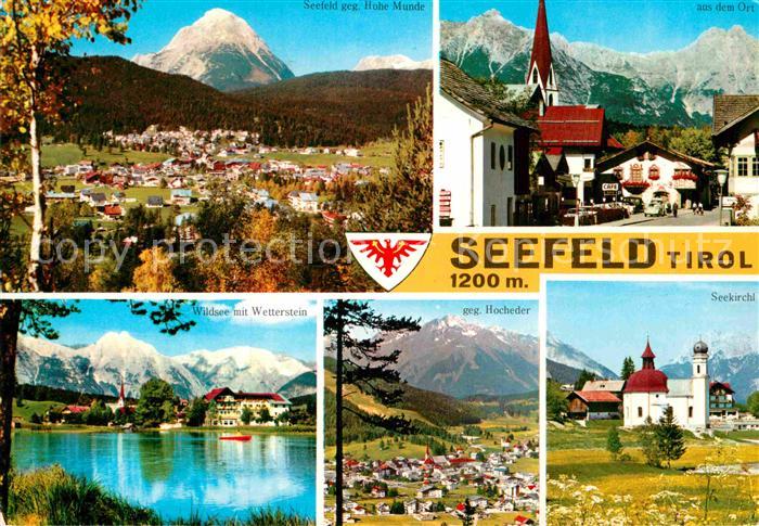 Seefeld Tirol Hohe Munde Ortsmotiv Wildsee Wetterstein Hocheder Seekirchl