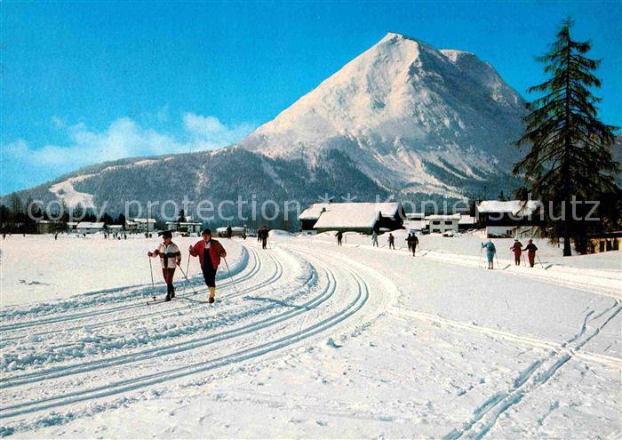 Leutaschtal Langlaufparadies mit Hohe Munde