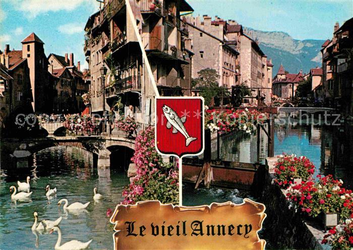Le Vieil Annecy Pittoresque des vieilles pierres sur le canal Le Thiou