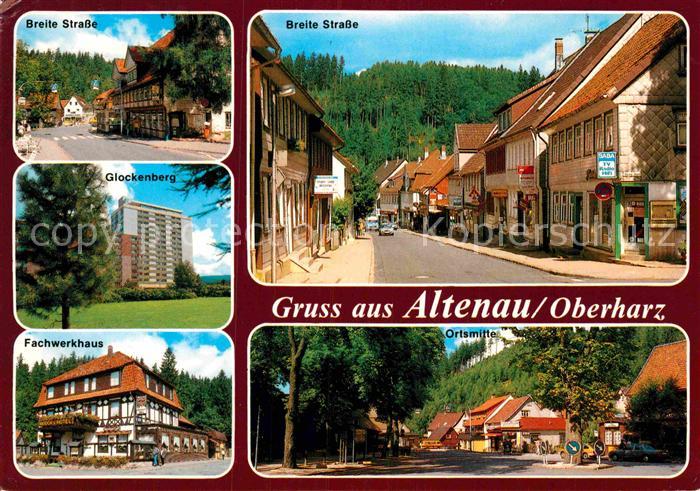 Altenau Harz Breite Strasse Glockenberg Fachwerkhaus Ortsmotiv