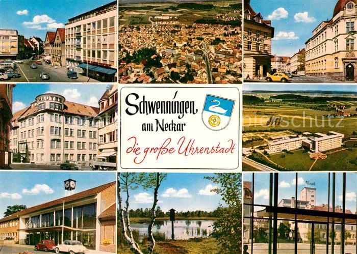 Schwenningen Neckar Teilansichten Fliegeraufnahme