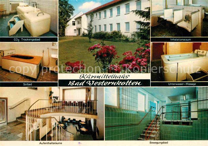 Bad Westernkotten Kurmittelhaus Trockengasbad Inhalatorium Solbad Unterwasser Ma