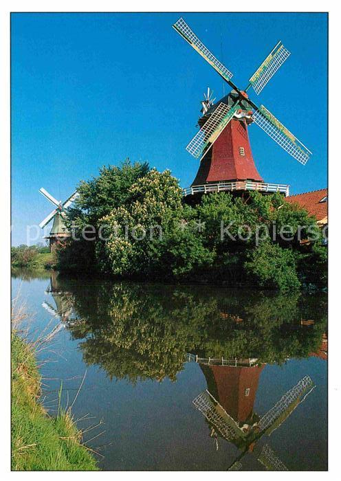 Greetsiel Ostfriesische Zwillingsmuehle