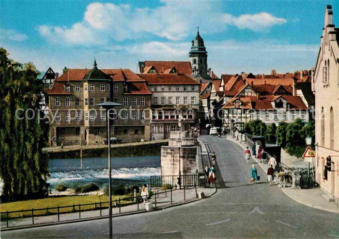 Hann. Muenden Werrabruecke mit Stadteingang