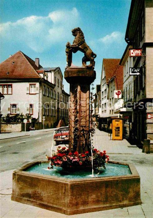 Oberkirch Baden Hauptstrasse Brunnen