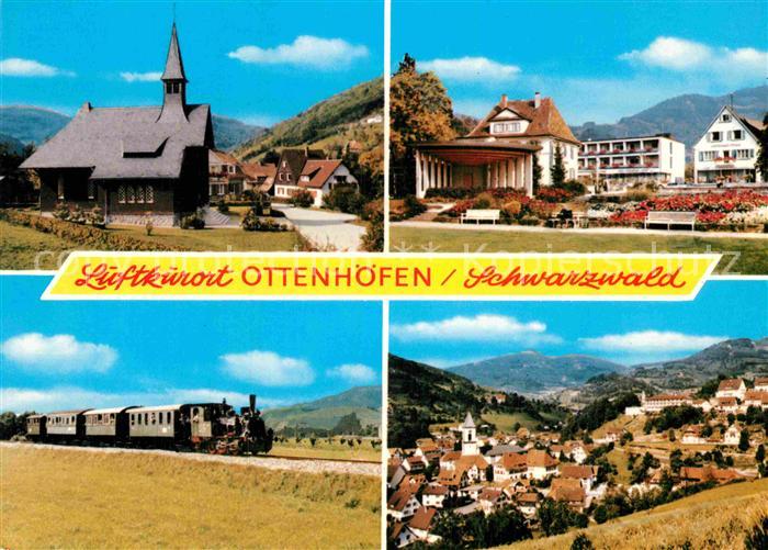 Ottenhoefen Schwarzwald Ortsmotive Dampflok Panorama