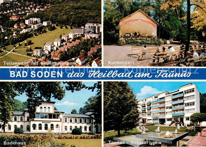 Bad Soden-Salmuenster Kurpark Kurkonzert Badehaus Taunus Sanatorium