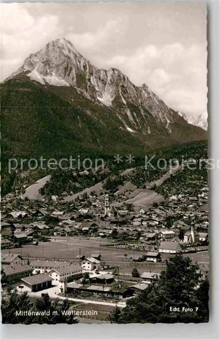 Mittenwald Bayern mit Wetterstein