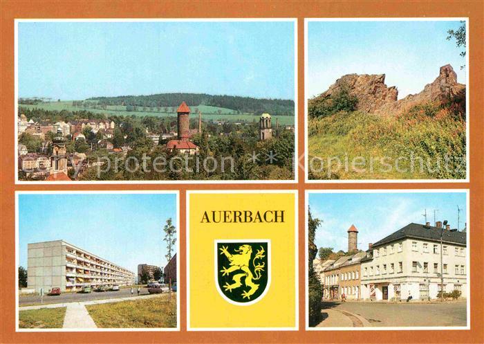 Auerbach Vogtland Bendelstein Neubaugebiet Louis Mueller Breitscheidstrasse mit