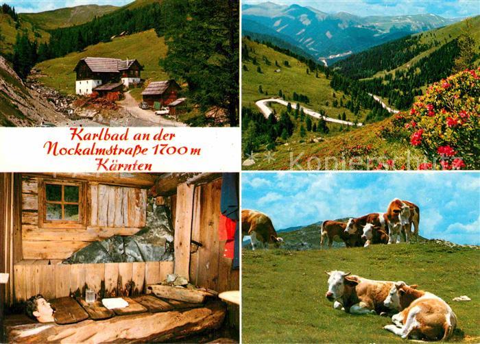 Radenthein An Nochalmstrasse Kuehe Gasthaus und Heilbad Karlbad