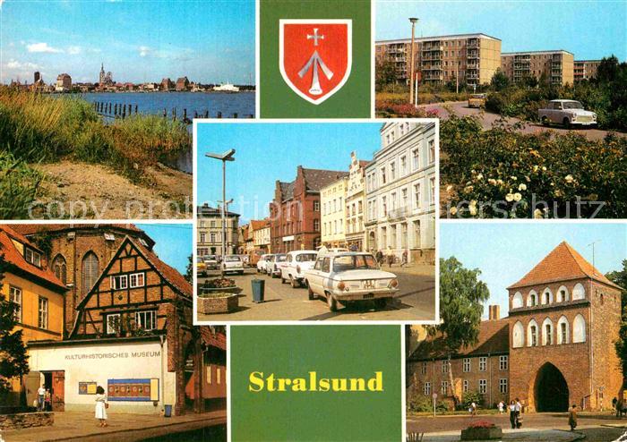 Stralsund Mecklenburg Vorpommern Leninplatz Friedrich Woll Strasse Kulturhistori
