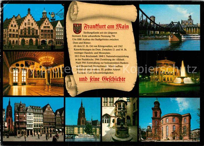 Frankfurt Main Oper Mainpartie Dom