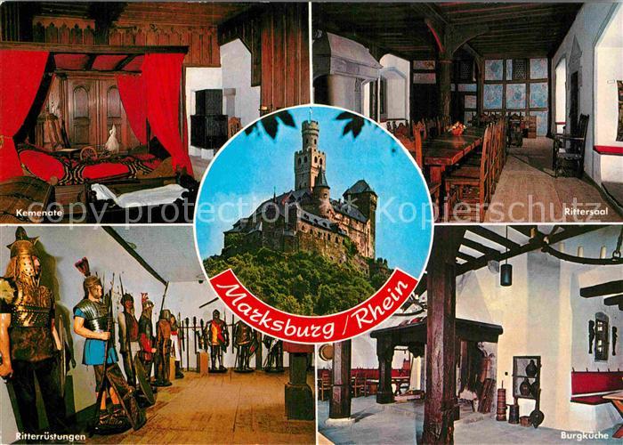 Braubach Rhein Sitz der deutschen Burgenvereinigung Rittersaal Kemenate Ritterru