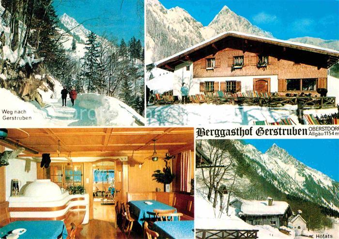 Oberstdorf Berggasthof Gerstruben Hofats