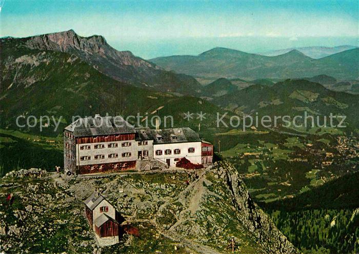 Berchtesgaden Watzmannhaus Fliegeraufnahme gegen Untersberg