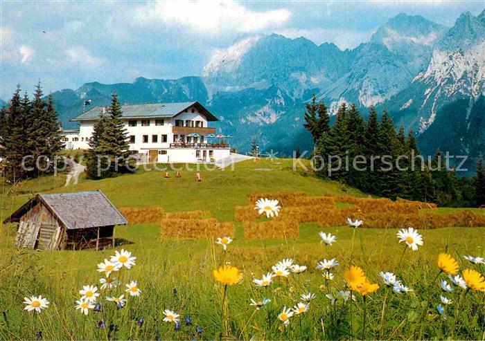 Mittenwald Bayern Kranzberg Restaurant St. Anton
