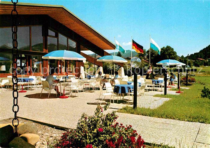 Oberstaufen Oberallgaeu Bayern Kurhaus KurCafe Kursaal Kegelbahnen