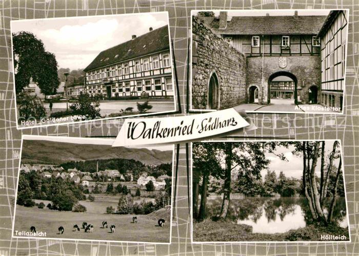 Walkenried Altes Klostertor Hoelltiech Hotel Goldener Loewe