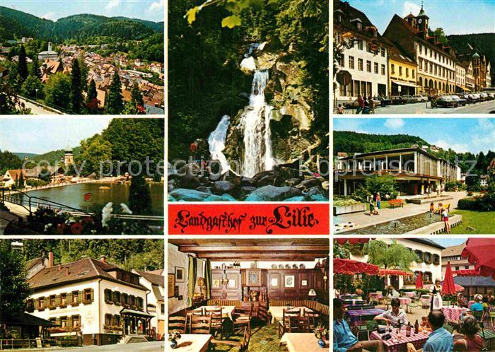 Triberg Schwarzwald Landgasthof Zur Lilie Wasserfall