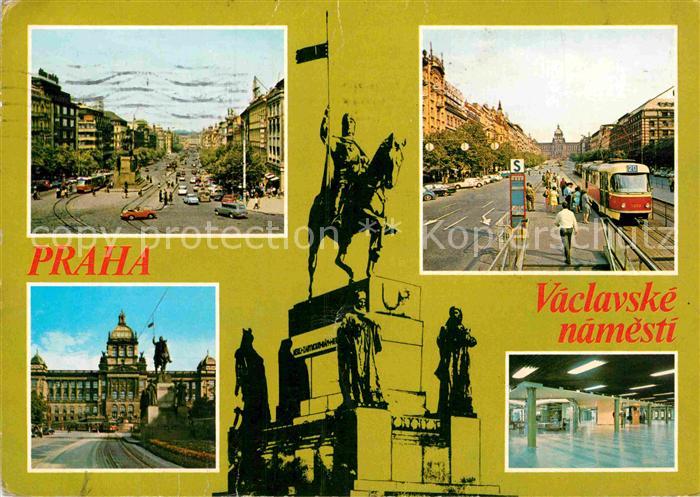 Praha Prahy Prague Vaclavske namesti Wenzelsplatz