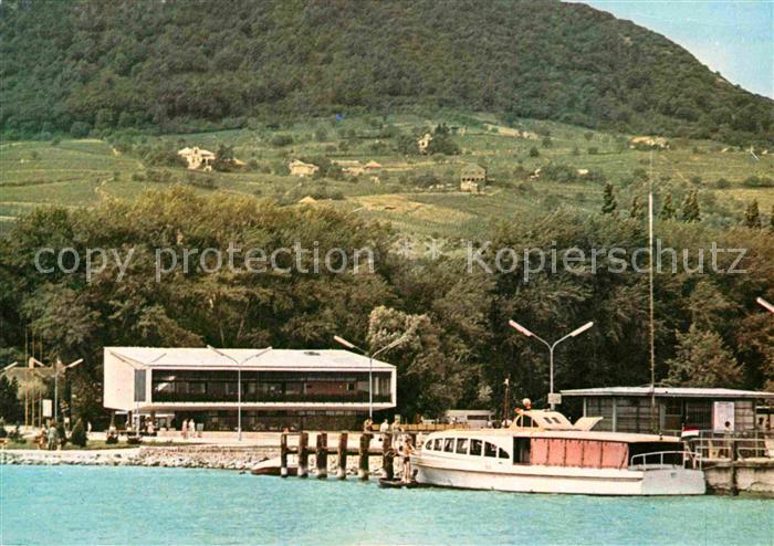Badacsony Hafen mit Talika Restaurant Balaton Plattensee