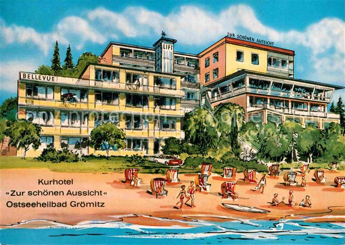 Groemitz Ostseebad Kurhotel Zur schoenen Aussicht Pension Haus Locker Strandlebe