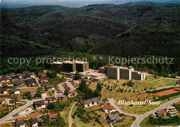 Blieskastel Fliegeraufnahme Waldwohnanlage mit Bliestal und Fachkliniken