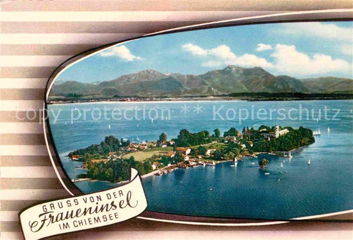 Fraueninsel Chiemsee Fliegeraufnahme