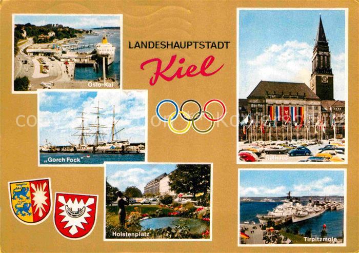KIEL  CITY Oslo-Kai Tirpitzmole Holstenplatz Gorch-Fock