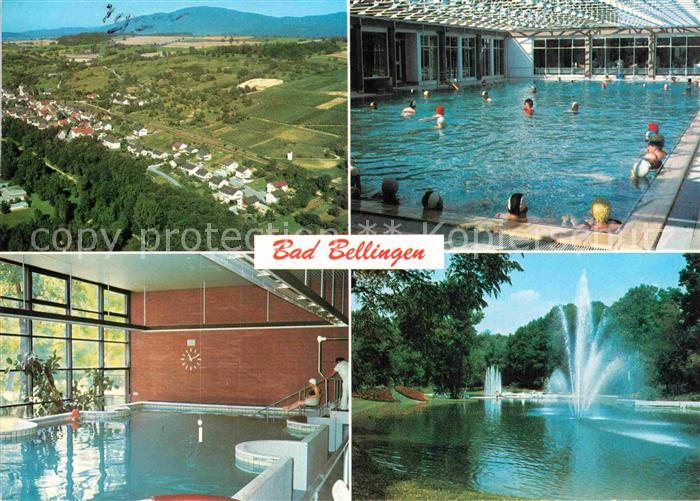 Bad Bellingen Fliegeraufnahme Thermalbad Kurpark