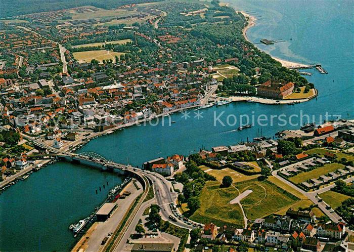 Sonderborg Fliegeraufnahme Brueckenpartie