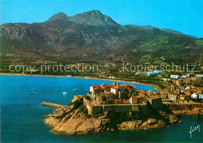Calvi Fliegeraufnahme Cors Citadelle Plage