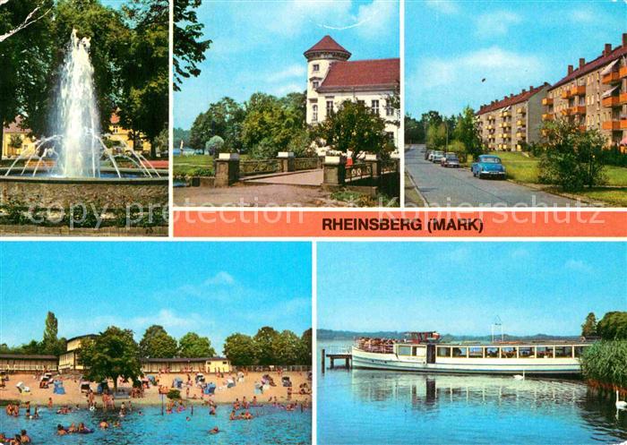 Rheinsberg Springbrunnen Schloss Diabetiker Sanatorium Helmut Lehmann Joliot-Cur