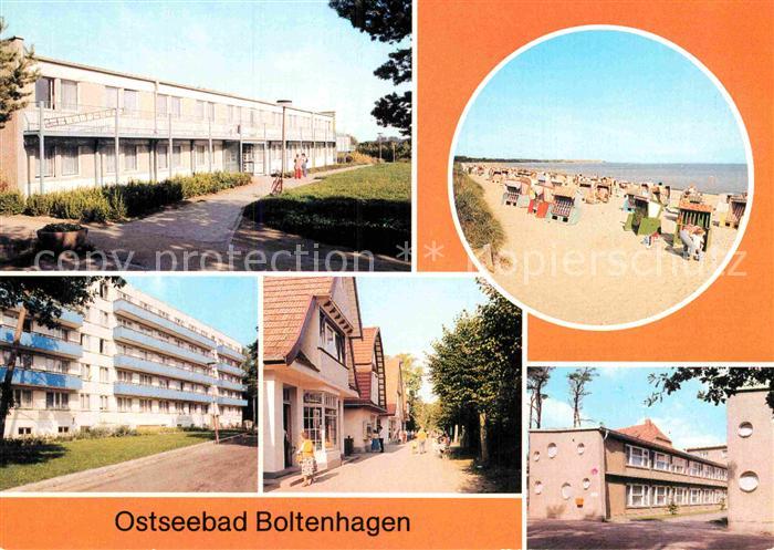 Boltenhagen Ostseebad Strand Erholungsheim John Brinkmann Mittelpromenade Blinde