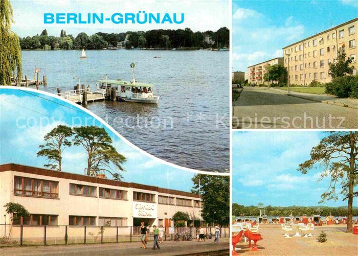 Gruenau Berlin Anlegestelle Strandbad Friedrich Wolf-Strasse